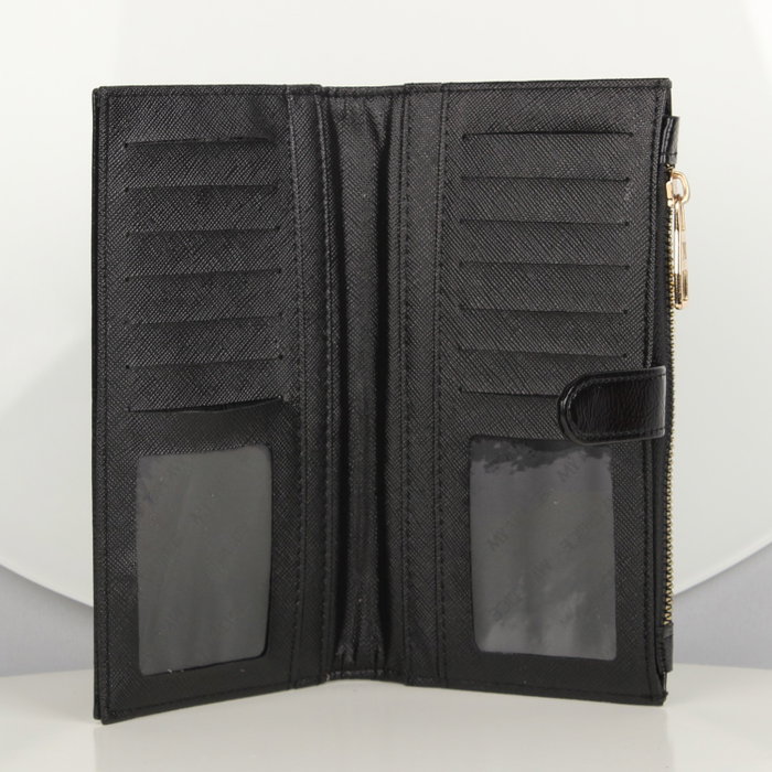 Zoozie Bags Billetera de Cuero Negra Zoozie Bags Billetera de Cuero Negra